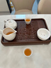 不拙白瓷茶具整套家庭用茶壺茶杯茶洗泡茶茶具套裝雁歸15頭功夫茶具 曬單實(shí)拍圖