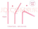 宜潔（yekee） 吸管一次性獨立包裝可彎曲孕婦兒童吸管喝水牛奶塑料吸管 100只 母嬰級材質(zhì) 曬單實(shí)拍圖