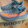 阿迪達(dá)斯Yeezy350椰子青少年學(xué)生夏日透氣運(yùn)動(dòng)鞋 37 曬單實(shí)拍圖