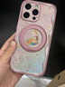 FEIIE【磁吸支架·帶掛鏈】適用于蘋(píng)果17ProMax手機殼iPhone16浮雕素皮全包防摔14高級感15蓮花送財佛像 高端皮紋款【蓮花送財佛像粉】360°旋轉磁吸支架 iPhone16ProMax 曬單實(shí)拍圖
