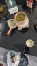 汝窯茶具套裝家用石磨泡茶壺陶瓷功夫茶杯懶人半自動沖茶神器全套 米黃自動泡茶器+公道杯+六杯 曬單實拍圖