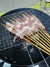 內(nèi)蒙羊肉串清真新鮮原切散養(yǎng)羔羊肉串戶外露營燒烤套餐 原切羊肉串凈重1斤30串 曬單實拍圖