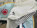 babylove【紡軟織柔】嬰兒馬甲純棉春秋款男女寶寶外穿背心雙面穿馬夾秋裝 黑條紋 90 cm 曬單實(shí)拍圖