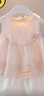 G.DUCKKIDS2025新款女小童洋氣女寶寶夏裝兩件套1一3歲純棉嬰兒衣服時尚韓版 蝴蝶套裝粉 90 建議(12-1歲半) 曬單實拍圖