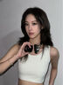 簡(jiǎn)態(tài)（Janest）佐馳歌無(wú)痕隱形束胸內衣女les帥t大胸顯小運動(dòng)減震防下垂學(xué)生超平 白色 L(106-120斤)上胸圍86-90cm 曬單實(shí)拍圖