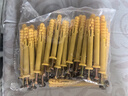保聯(lián)保聯(lián)塑料膨脹管小黃魚膨脹螺絲脹塞膠塞錨栓自攻螺絲6mm8mm10mm 6*60膨脹管+加硬彩鋅釘 50套 曬單實(shí)拍圖
