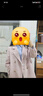 自巧（ZIQIAO）小個子正肩100%全羊毛雙面呢大衣女2023冬季新款毛呢西裝外套 櫻草粉 XS (2碼) 曬單實拍圖