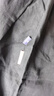 羅蒙（ROMON）天絲亞麻褲子夏季男超薄透氣垂感褶皺涼感萊賽爾休閑男褲 黑 XL 曬單實拍圖