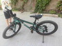 Nabiis那貝斯兒童自行車6-7-10-12歲鋁合金超輕便青少年學(xué)生單車20寸綠 曬單實(shí)拍圖