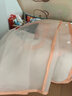 牧萌兒童雨衣男童女童防水全身雨披幼兒園小學(xué)生雨具 粉色草莓兔 M 曬單實拍圖