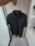KOLON SPORT/可隆SECO空氣POLO衫 男子戶外吸濕速干防曬UPF50+抗菌T恤上衣 LHPT5AT885-BK 黑色 XL 180/100A 曬單實(shí)拍圖
