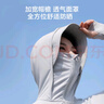 京東京造【高彈透氣-斗篷款】女士防曬服皮膚衣冰絲防曬衣 水霧灰 L 曬單實(shí)拍圖