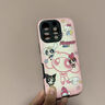 諾梵爵卡通Kitty凱蒂貓適用iphone16手機殼蘋(píng)果15promax硅膠套軟殼14pro皮質(zhì)保護套13日韓可愛(ài)16pm保護套 【粉邊天使kitty】黑色小羊皮 iPhone 16 曬單實(shí)拍圖