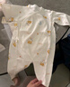 童泰（TONGTAI）嬰兒連體衣春秋季純棉新生兒衣服初生寶寶蝴蝶哈衣爬服滿月服 曬單實(shí)拍圖