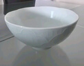 景德鎮(zhèn)（jdz）官方高溫陶瓷碗盤餐具組合無鉛純色高顏值吃飯碗碟喬遷之喜搬家 影青-4.5英寸飯碗*2 曬單實(shí)拍圖