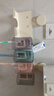 一衛（yweel）奶油風(fēng)吸盤(pán)牙刷置物架刷牙杯免打孔衛生間吹風(fēng)機壁掛漱口杯收納架 吸盤(pán)-奶白牙刷架四人款【彩杯】 曬單實(shí)拍圖