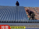 樹脂瓦瓦片屋頂樹脂瓦片屋頂廠家直銷瓦樹脂屋面瓦新型pvc塑料瓦 灰色 曬單實(shí)拍圖