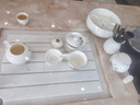 金鑲玉功夫茶具整套裝陶瓷茶壺茶杯送人禮品盒高檔羊脂玉白瓷 世外桃源 曬單實(shí)拍圖