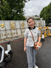 妖精的口袋粉色格子闊腿休閑褲女2025夏季新款寬松慵懶風(fēng)直筒褲子 格紋黑色 L 曬單實(shí)拍圖