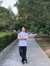 金利來(lái)【臺球運動(dòng)系列】短袖t恤男斯諾克桌球純棉T三防抗菌圓領(lǐng)夏季新款 男-淺紫色16-STSH068B7301 L 曬單實(shí)拍圖