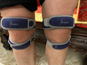 百斯銳3E-Pro髕骨帶護膝專(zhuān)業(yè)運動(dòng)籃球固定帶跑步護具專(zhuān)用羽毛球損傷薄款 深藍2只【3E-Pro髕骨+A級抗菌】 曬單實(shí)拍圖