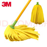 3M 思高一拖凈棉線布條吸水無紡布拖把墩布家用一拖凈老式傳統(tǒng)拖把 吸水型拖把1桿+2頭 曬單實(shí)拍圖