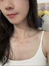 Grace Girl輕奢2025爆款閃鋯鼻屎鉆項(xiàng)鏈趙露思同款七夕情人節(jié)禮物送女友老婆 3mm單鉆項(xiàng)鏈 曬單實(shí)拍圖
