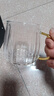 CCKO水杯玻璃杯高顏值杯子高硼硅耐熱帶把手泡茶喝水杯牛奶果汁飲料杯 400ML條紋把杯(透明)2個 曬單實拍圖