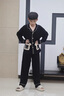G.DUCKKIDS男童睡衣春秋款棉2025中大兒童家居服春季8長(zhǎng)袖9孩棉10兩件套裝12 黑色 313M口袋棉紗款 160 cm 建議身高155cm左右 曬單實(shí)拍圖
