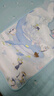 babycare嬰兒抑菌涼席寶寶透氣冰絲席兒童幼兒園可水洗鯨魚噴泉56*100CM 曬單實拍圖