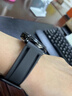 沛納海（Panerai）手表帶適用原裝胖大海441氟橡膠24mm配件男硅膠沛納海表帶 氟橡膠-線條款黑色銀扣 接口寬度24mm 曬單實拍圖