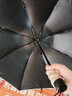 天堂 防紫外線晴雨傘三折 雨傘黑膠防曬太陽(yáng)傘遮陽(yáng)晴雨傘 甘酪白 曬單實(shí)拍圖