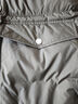 報喜鳥羽絨服男裝冬季款男士時尚簡約純色休閑立領(lǐng)羽絨服外套面包服厚款 曜石黑 M -46(170/92) 曬單實(shí)拍圖