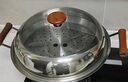 鐵工房雙耳大炒鍋大鍋菜鑄鐵生鐵鍋電磁爐34cm帶蒸籠雙層蒸燉大鐵鍋 曬單實(shí)拍圖