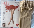 浪莎長筒絲襪女蕾絲花邊硅膠防滑性感過膝黑絲高筒大腿襪 曬單實拍圖
