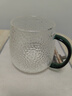 京東京造 玻璃杯 耐熱泡茶水杯子錘紋涼水咖啡杯300ml*2 曬單實拍圖
