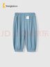 童泰（TONGTAI）嬰兒褲子夏季莫代爾長褲外出兒童防蚊褲TS42J751-DS黃色110cm 曬單實拍圖