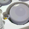 babycare萌萌兔餐具禮盒 兒童輔食碗學飲杯水杯注水保溫碗學習叉勺5件套 曬單實拍圖