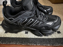 adidas FOS系列輕機甲鞋-賽博XLG RUNNER DELUXE厚底跑鞋阿迪達斯   黑/亮金屬鐵灰   42 曬單實拍圖