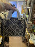 湯麗柏琦（Tory Burch）T MONOGRAM酒桶包 經(jīng)典波士頓手提單肩斜挎包TB女包 七夕禮物 中號海軍藍 83970-405 曬單實拍圖