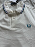 Fred Perry男士POLO衫2025夏季商務(wù)短袖重磅麥穗多彩T恤M3600 W67/白色 M 曬單實拍圖