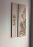 莫小邪新中式客廳裝飾畫舍得茶室背景墻掛畫書法山水畫禪意見山四聯(lián)壁畫 T128731 20*120/40*120/2【四幅】 高清紋理畫面+PS環(huán)保邊框 尊貴黑色框（時尚百搭） 曬單實拍圖