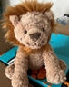 Jellycat波浪毛獅子動物毛絨玩偶公仔安撫潮玩送禮娃娃生日禮物擺件 波浪毛獅子 Medium 曬單實拍圖