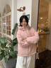 波司登反季羽絨服女90絨面包服寬松短款保暖加厚外套B250245112XS 曬單實(shí)拍圖