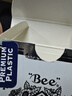 Bee小蜜蜂梭哈摜蛋斗地主撲克牌塑料橋牌窄牌 防水耐用 進口 藍色 曬單實拍圖