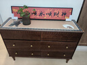 柏夢(mèng)可全實(shí)木斗柜中古風(fēng)臥室收納五斗柜小戶(hù)型客廳靠墻儲(chǔ)物抽屜床尾邊柜 全實(shí)木六斗120*40*80.7cm胡桃色 曬單實(shí)拍圖