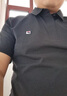 FILA 大滿貫POLO|斐樂官方男裝針織POLO2025夏新款網(wǎng)球運動抗菌短袖 深黑-BK L 175/96A/L 曬單實拍圖