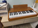 西德?tīng)枺ㄋ投Y有面）電鋼琴木質(zhì)電子小鋼琴數碼智能兒童啟蒙玩具禮物 37鍵木質(zhì)小鋼琴-原木色 曬單實(shí)拍圖