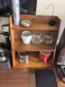 Bincoo咖啡器具收納柜收納架壓粉器布粉器吧臺器具置物架-不含右側(cè)掛架 曬單實(shí)拍圖
