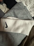耐克(NIKE)襪子男子 舒適透氣運(yùn)動(dòng)襪 中筒襪三雙裝SX7676-100白L 曬單實(shí)拍圖